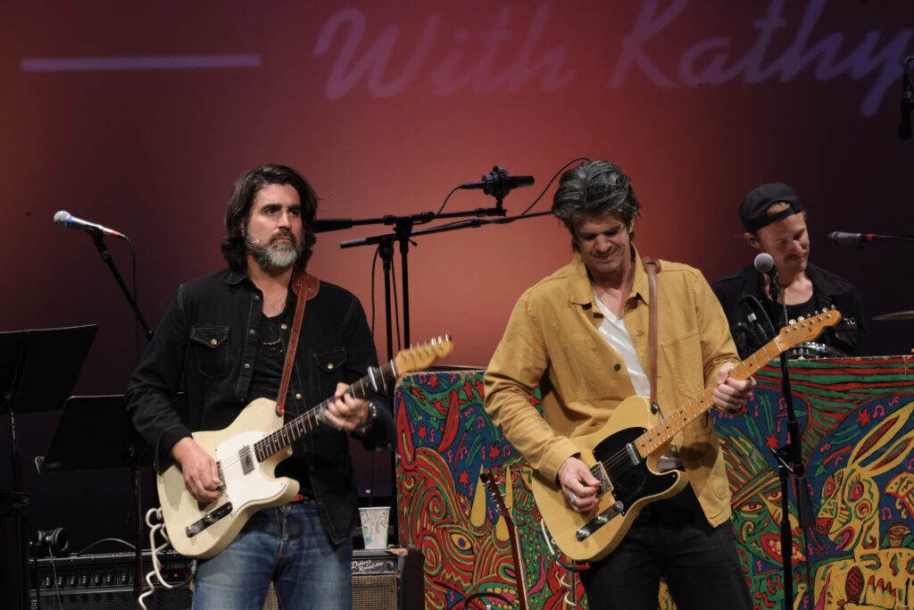musicians on stage